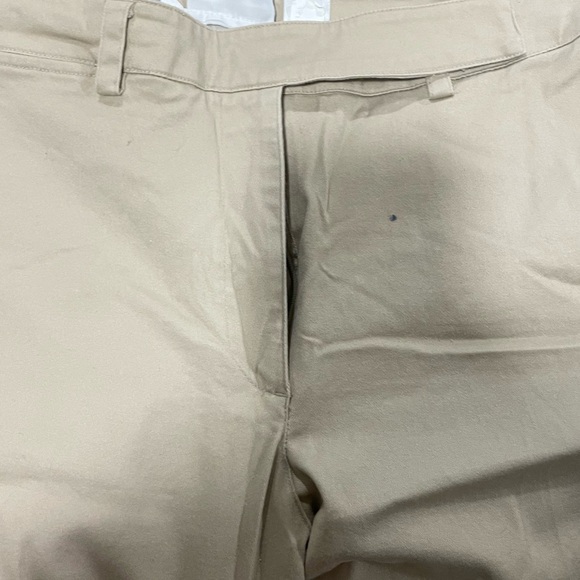 Khaki women’s work pants 16P, with button and clasp - Picture 3 of 6